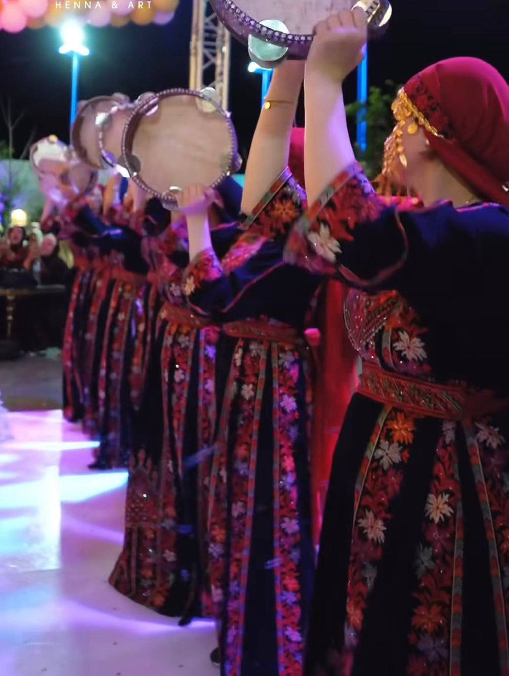Hanan Multicolour Palestinian Thobe