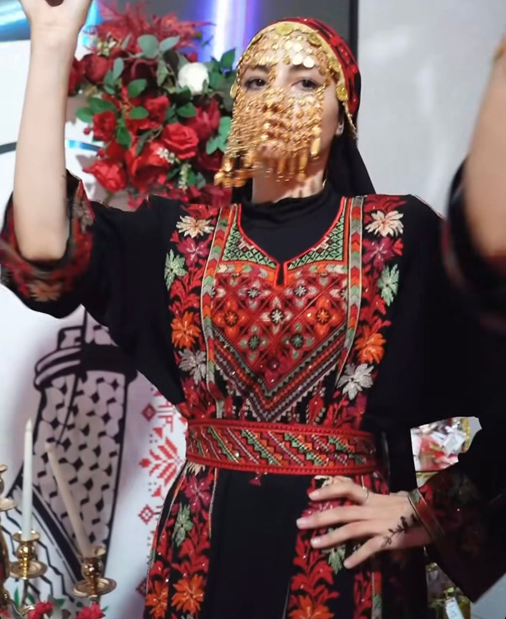 Hanan Multicolour Palestinian Thobe