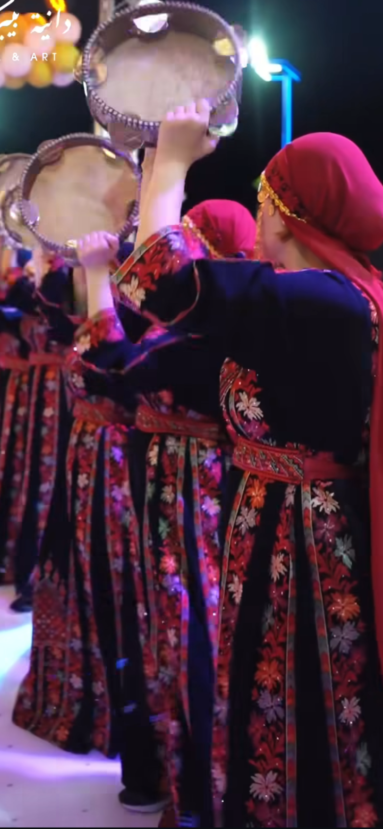 Hanan Multicolour Palestinian Thobe